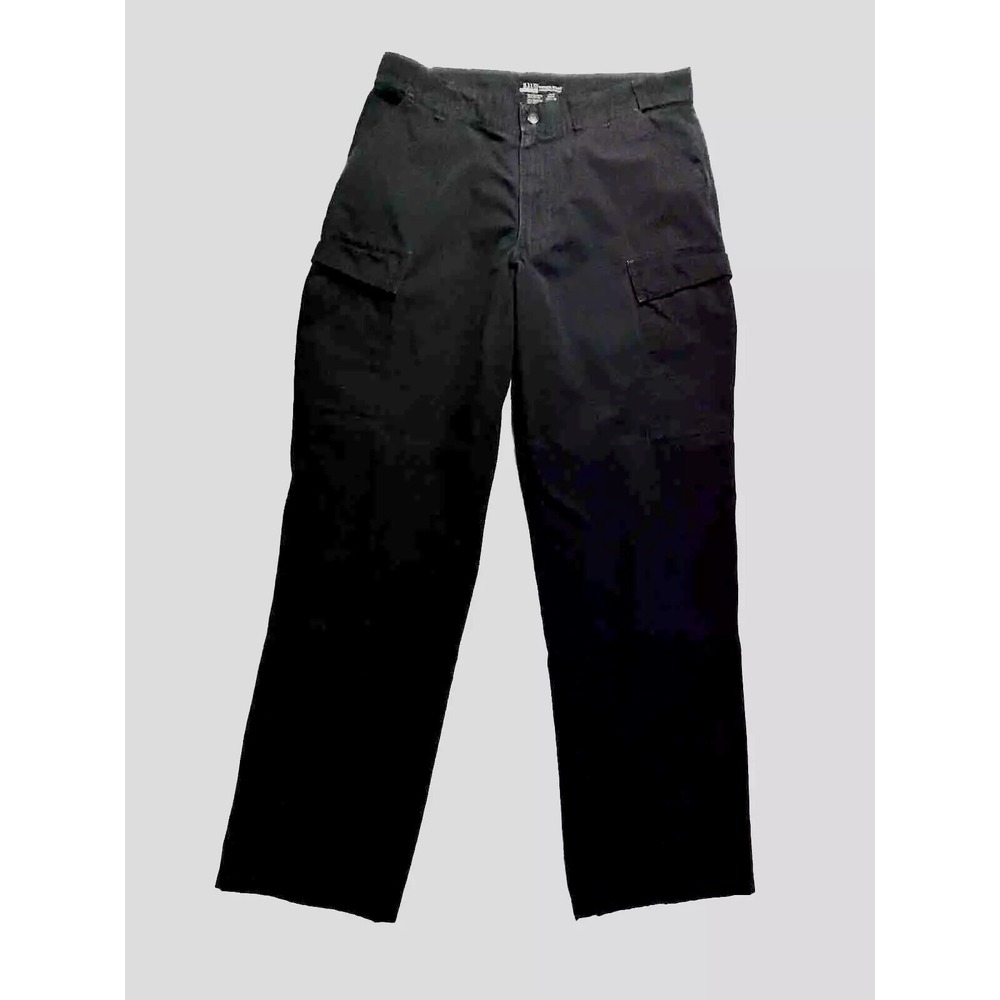 511 Tactical Pants Men's Large (35 1/2 - 39) Black Ripstop 30.5" Inseam -Pockets - Picture 7 of 16